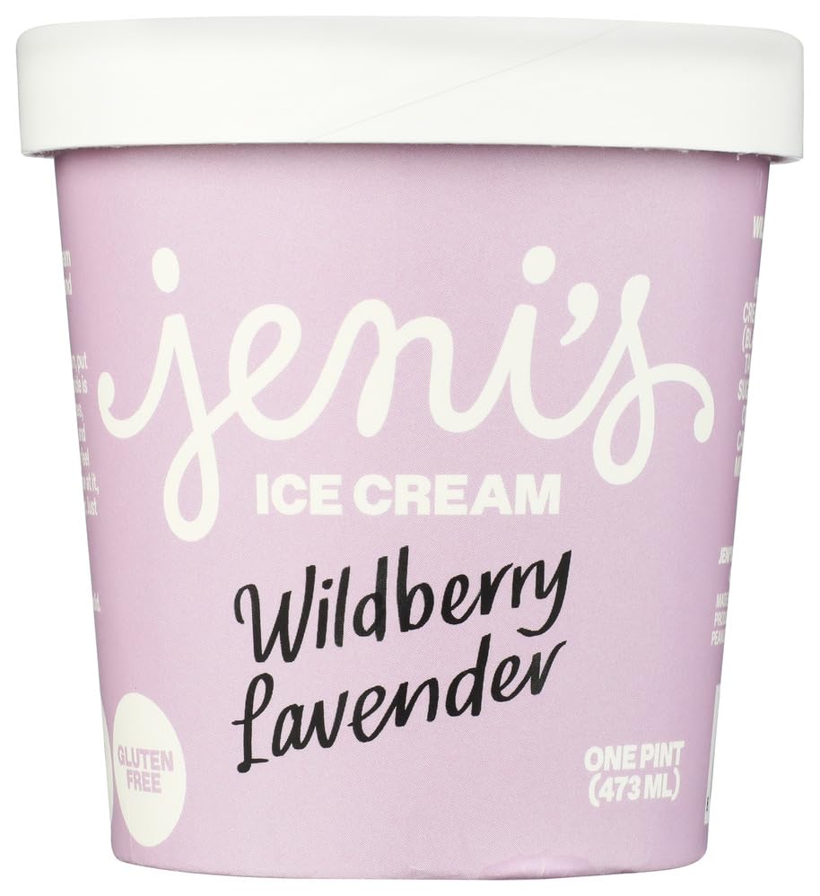 Jenis Splendid Ice Creams, Ice Cream Wildberry Lavender, 16 Ounce